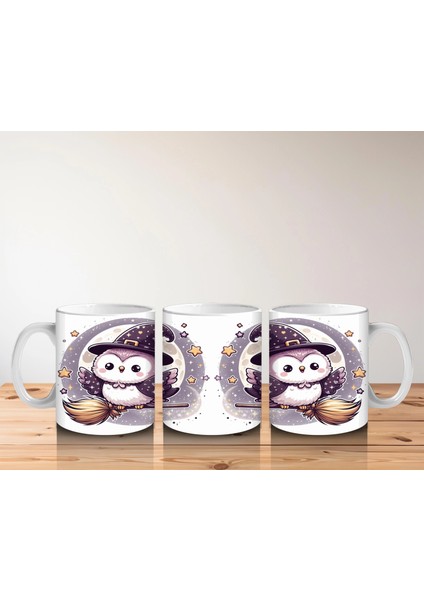 Sevimli Hayalet Figürlü Şeker Sepetli Çocuklara Özel Cadılar Bayramı Baskılı Kupa indirimleri