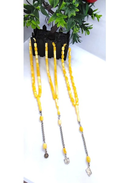 Mis Kokulu Beyrut Damla Kehribar 3'lü Tesbih Seti-Hediyelik Aksesuar Tesbih Seti modelleri