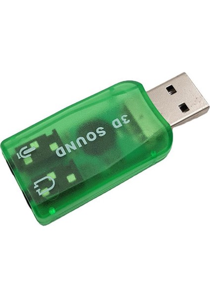 5.1 USB Stereo Ses Adaptörü , Harici Ses Kartı, Pc ve Dizüstü Bilgisayar Için 3D USB Ses Adaptörü, fiyatları