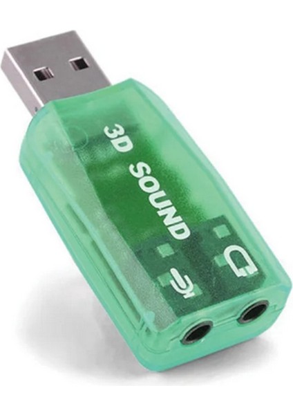 5.1 USB Stereo Ses Adaptörü , Harici Ses Kartı, Pc ve Dizüstü Bilgisayar Için 3D USB Ses Adaptörü, modelleri