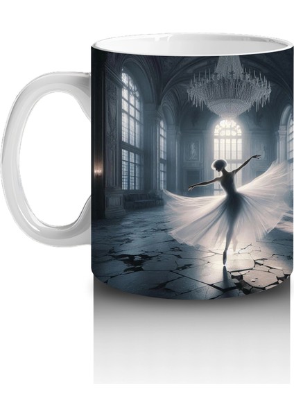 Kafesli Koridorda Maskeli Figürlü Tüyler Ürpertici Cadılar Bayramı Baskılı Kupa Bardak fiyatları