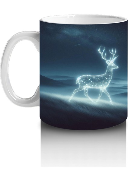 Sisli Deniz Üzerinde Hayalet Gemisi Figürlü Gotik Cadılar Bayramı Baskılı Kupa fiyatları