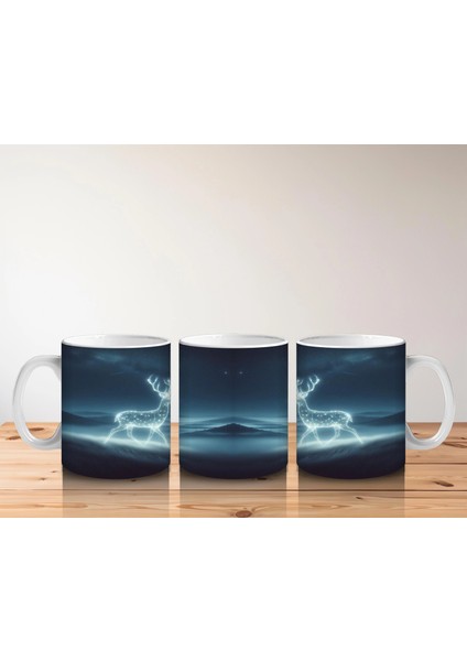 Sisli Deniz Üzerinde Hayalet Gemisi Figürlü Gotik Cadılar Bayramı Baskılı Kupa indirimleri