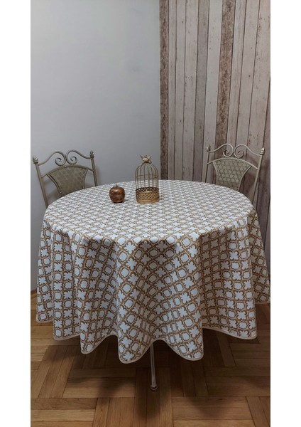 Yuvarlak,duck (Sıvı Itici ,leke Tutmaz) Kumaş,masa Örtüsü fırsatları