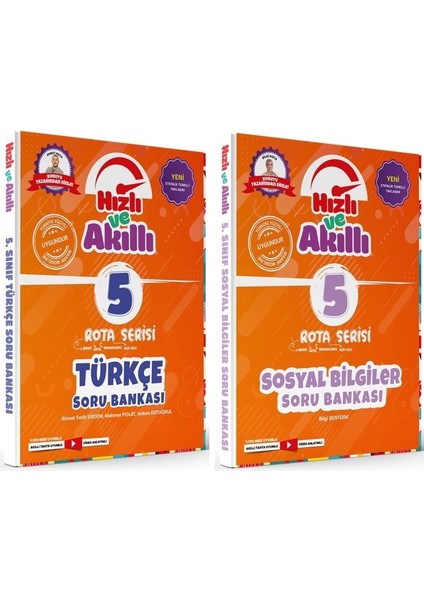 Tammat 5. Sınıf Türkçe + Sosyal Bilgiler Hızlı ve Akıllı Soru Bankası Seti 2 Kitap
