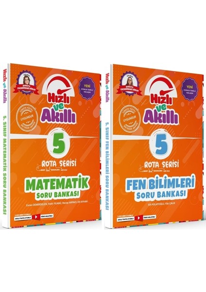 Tammat 5. Sınıf Matematik ve Fen Bilmiler Hızlı ve Akıllı Soru Bankası Seti 2 Kitap
