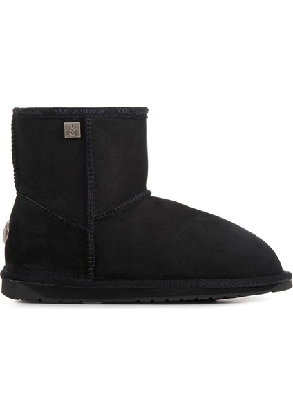 Australia Platinum Stinger Slim Mini Kadın Siyah Bot