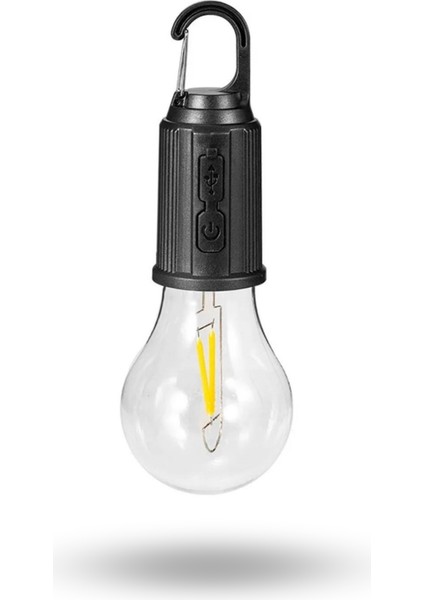 Büro Ev Ofis Kamp Keyfi Için Şarjlı 3mod LED Asma Kancalı Dış Cephe Lambası