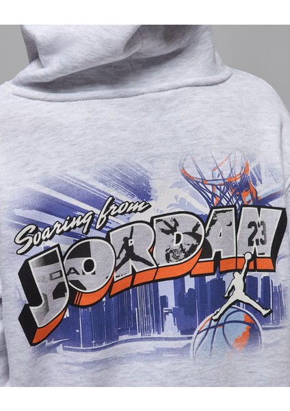Nıke Jordan Jdb Aır Postcard Po-Hoodıe Erkek Çocuk Sweatshirt 95F160