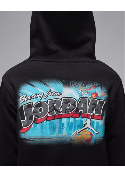 Nıke Jordan Jdb Aır Postcard Po-Hoodıe Erkek Çocuk Sweatshirt 95F160