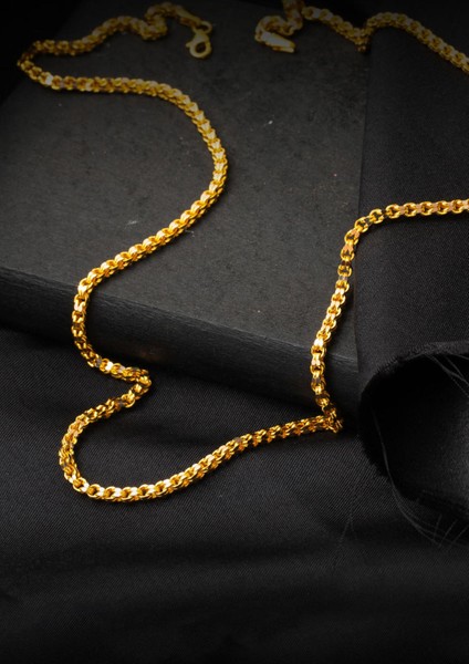 Güverse Altın Zincir (3mm Enli) 55 Cm. fırsatları