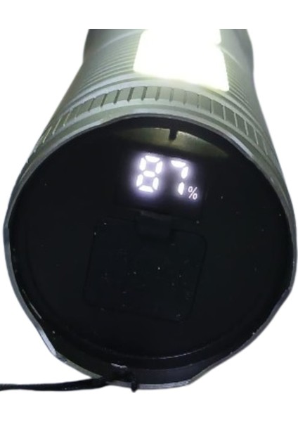 -1470 LED El Feneri | Süper Güçlü Işık – 2 Cob LED – Zoom – Powerbank & Dijital Şarj Göstergesi modelleri