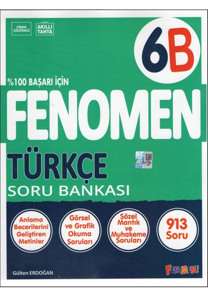 Fenomen 6. Sınıf 6b Türkçe Soru Bankası