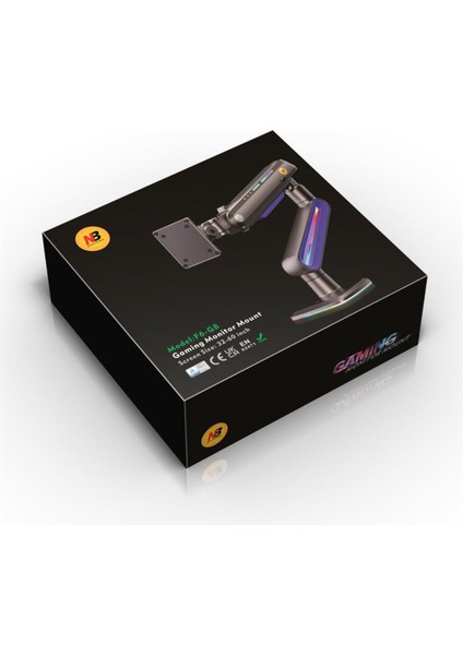 North Bayou F6 (17-60 İnç) Gaming RGB Monitör Standı - (20 kg’a Kadar Monitörlerle Uyumlu) fırsatları