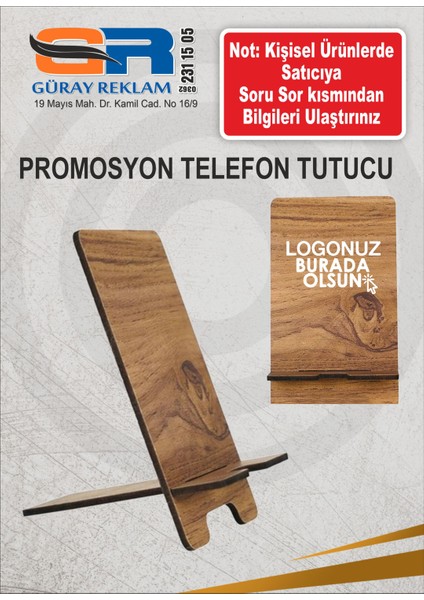 Telefon Tutucu Promosyon Ahşap Telefon Tutucu