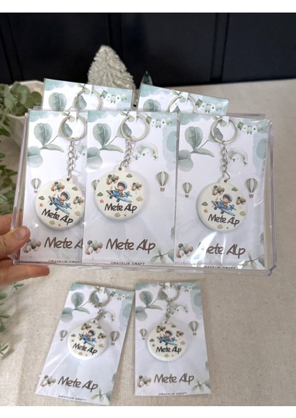 Figürlü Yeni Doğan Mevlid Hediyelik Bebek Açacak Anahtarlık-Pilotlu -Toplam 20 Adet Kartlı fiyatları