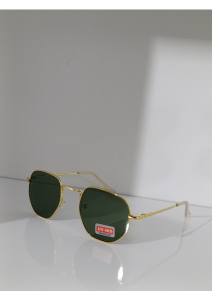 Yeşil Beşgen Güneş Gözlüğü UV4OO fiyatları