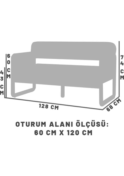 Aryaves Hazeran Jüt Bohem Ikili Kanepe Ceviz Ahşap, Sütlü Kahve fırsatları
