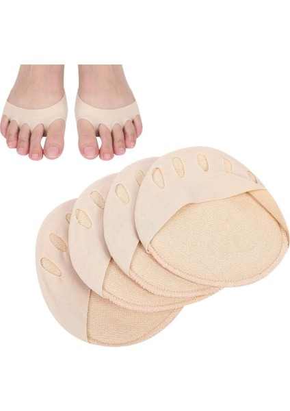 Metatarsal Parmak Altı Koruyucu Kumaş Hava Alabilen Ayak Destek Pedi (Ten Rengi)