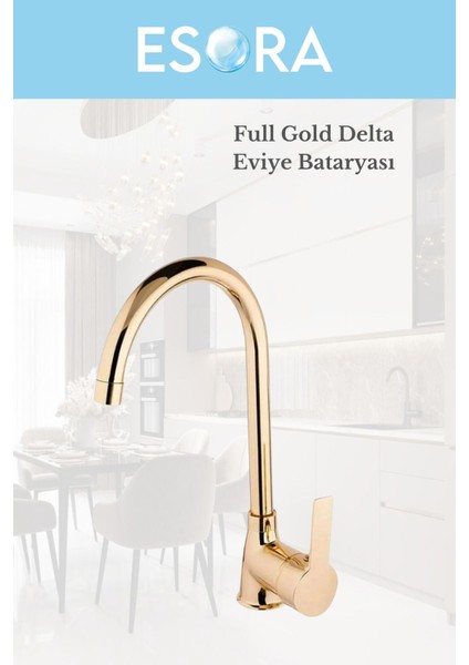 Full Gold Mutfak Eviye Bataryası