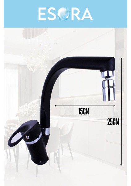 Siyah Krom Balık Sırtı Mix Lavabo Bataryası 2 Yıl Garantili Sıcak Soğuk Aç Kapa Musluk Çeşme modelleri