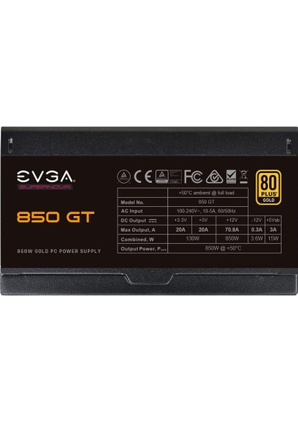 Supernova Gt 850W 80+ Gold Full Modüler 135MM Fanlı Psu fırsatları