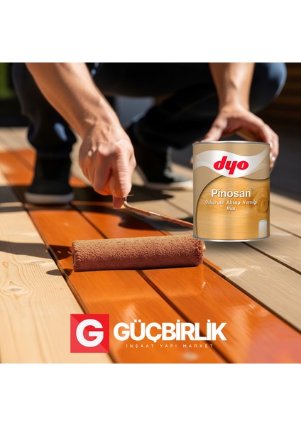 Pinosan Dekoratif Ahşap Koruyucu Vernik Mat 0,75L - 2,5l | Iç ve Dış Mekan Kullanımına Uygun indirimleri