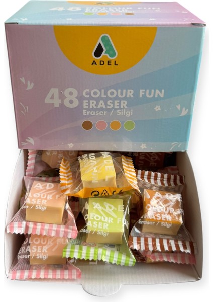 Colour Fun Silgi Seti, 4 Adet, Renkli modelleri