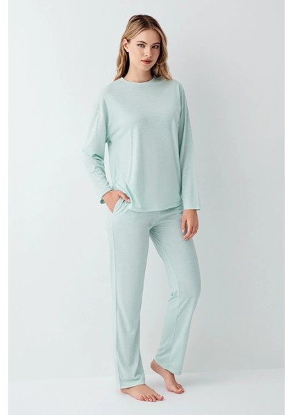Uzun Kol Kadın Pijama Takım 3407 fiyatları