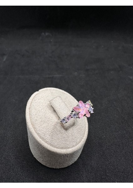 Pembe Deniz Yıldızı Günlük Ithal Kadın Gümüş Yüzük fiyatları