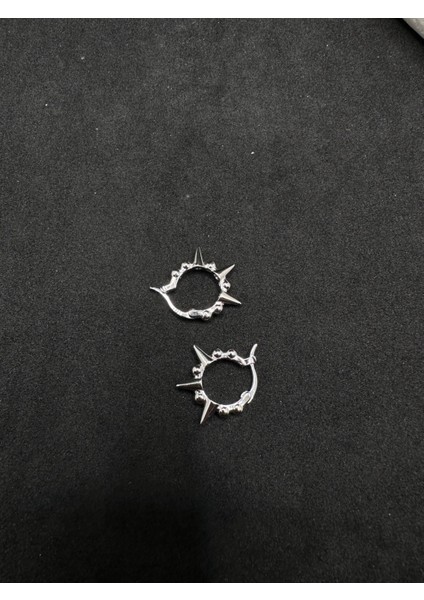 Taşsız Konik Şekilli Trend Halkaithal Kadın Gümüş Küpe fiyatları