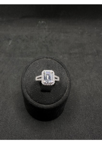 Çift Kollu Baget Kadın Gümüş Yüzük