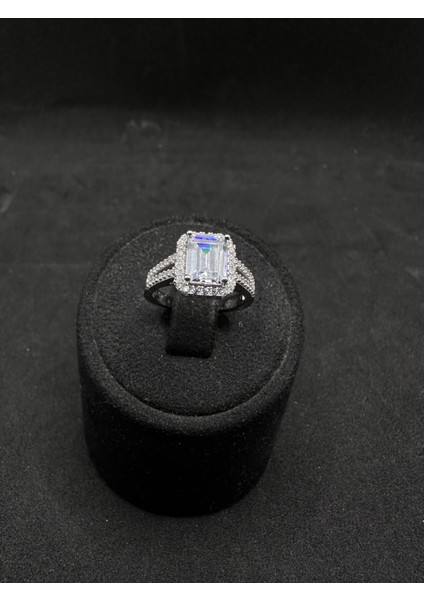 Çift Kollu Baget Kadın Gümüş Yüzük modelleri