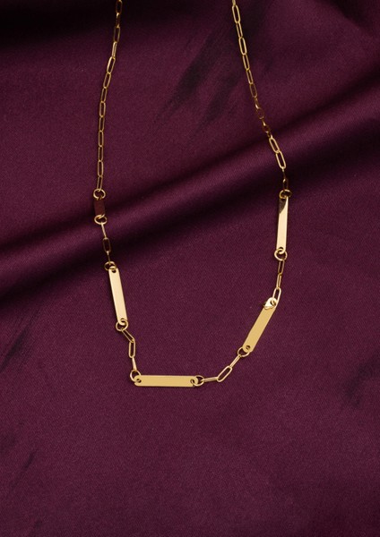 5 Isim Yazılabilen Altın Zincir Kolye 14 Ayar modelleri