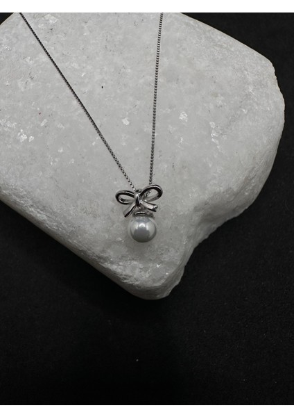 Inci Sallantılı Fiyonk Ithal Kadın Gümüş Kolye fiyatları