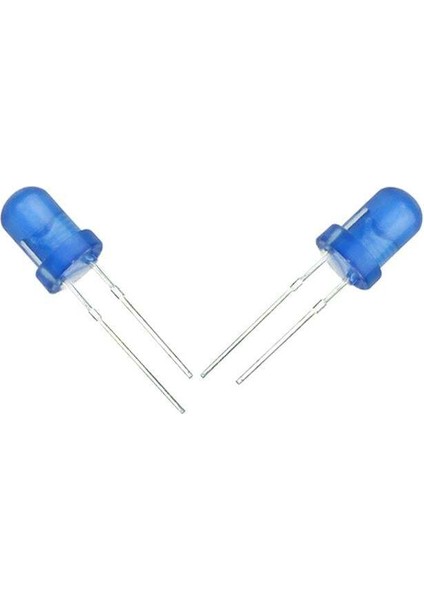 Halmet Mantar LED 5mm Mavi