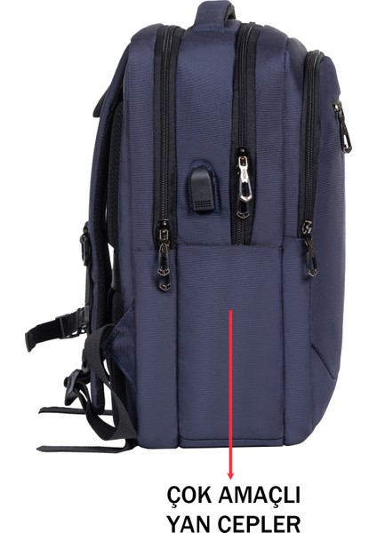 Unisex Okul Sırt Çanta Geniş Iç Hacim Orta Boy Lise Üniversite USB Type-C Su Geçirmez Oxford Kumaş fırsatları