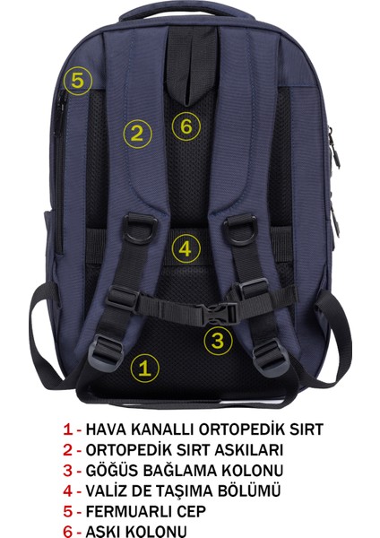 Unisex Okul Sırt Çanta Geniş Iç Hacim Orta Boy Lise Üniversite USB Type-C Su Geçirmez Oxford Kumaş indirimleri