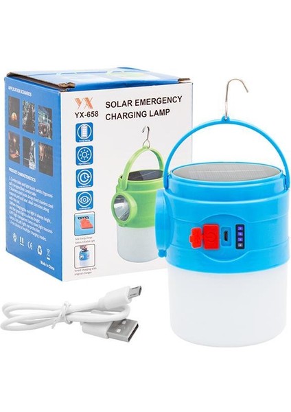 Powermaster 100W Çok Fonksiyonlu Solar Acil Durum Lambası PM-17840 modelleri