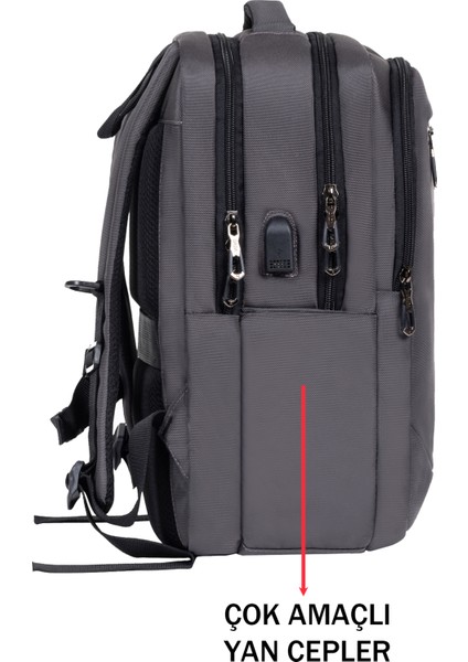 Unisex Okul Sırt Çanta Geniş Iç Hacim Orta Boy Lise Üniversite USB Type-C Su Geçirmez Oxford Kumaş fırsatları