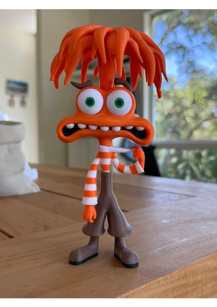 Ters Yüz Kaygı Anksiyete Anxiety Inside Out Karakter Figür