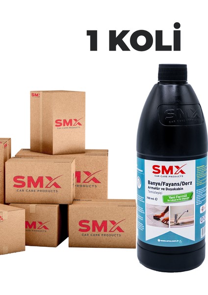 Banyo-Fayans-Derz-Armatür ve Duşakabin Temizleyici 750 Ml. 12 Adet(1 Koli)