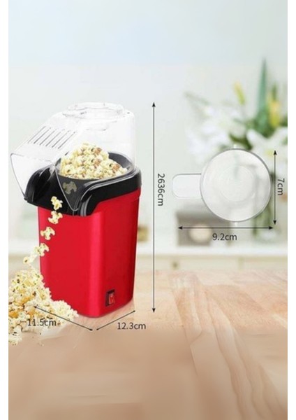 Büro Ev Ofis Mutfağı Için Kolay Yağsız Mısır Patlatma Aparatı modelleri