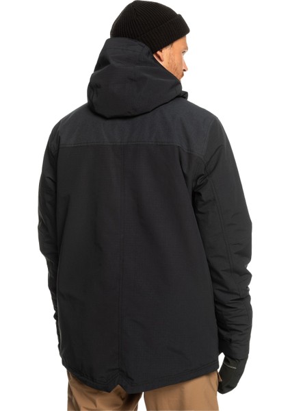 Erkek Snowboard Ceketi Fairbanks JK Siyah Kayak/Snowboard Giyim