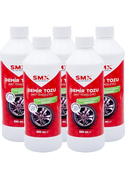 Demir Tozu & Jant Temizleyici 500 ml 5 Adet