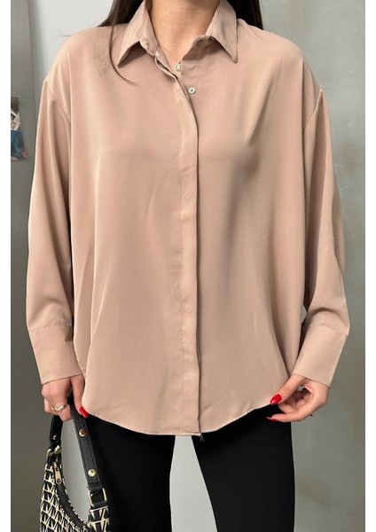 Oversize Saten Gömlek fiyatları