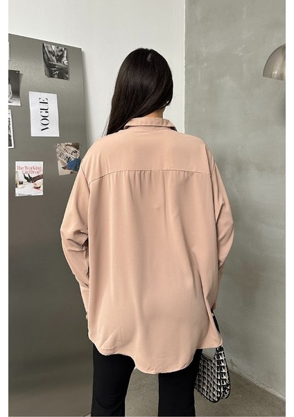 Oversize Saten Gömlek modelleri