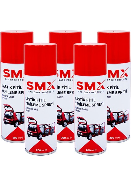 Lastik & Fitil Yenileme Spreyi 200 ml 5 Adet