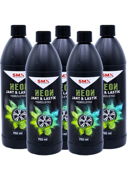 Neon Jant & Lastik Temizleyici 750 Ml. 5 Adet