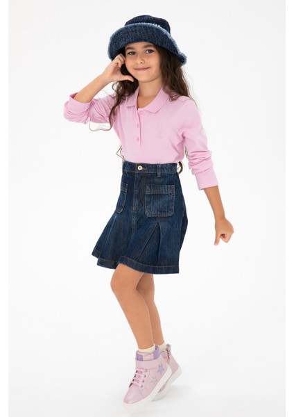 Kız Çocuk Pembe Sweatshirt 50296377-VR041